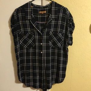 Plaid Blouse